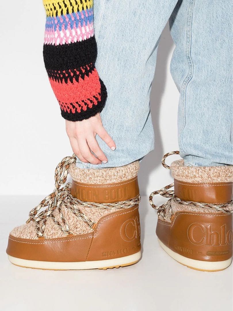 かえるちゃん　《新品未使用》　３５／３６　MOON　BOOT　CHLOÉ