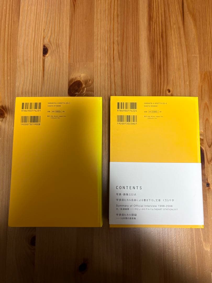 点 -ten- 線 -sen- 　2冊　宇多田ヒカル