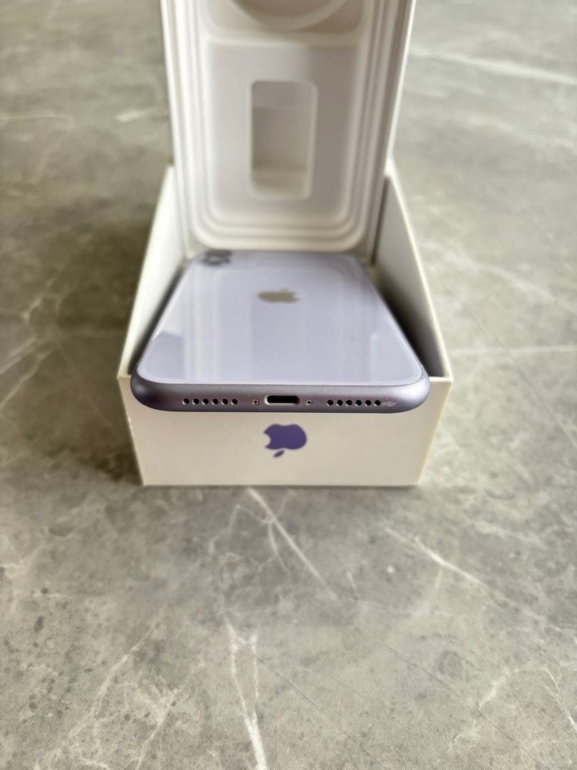 早い者勝ち！美品！Apple iPhone 11 ラベンダー 本体と箱付き