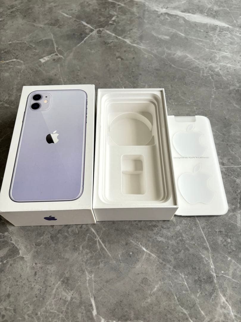 早い者勝ち！美品！Apple iPhone 11 ラベンダー 本体と箱付き