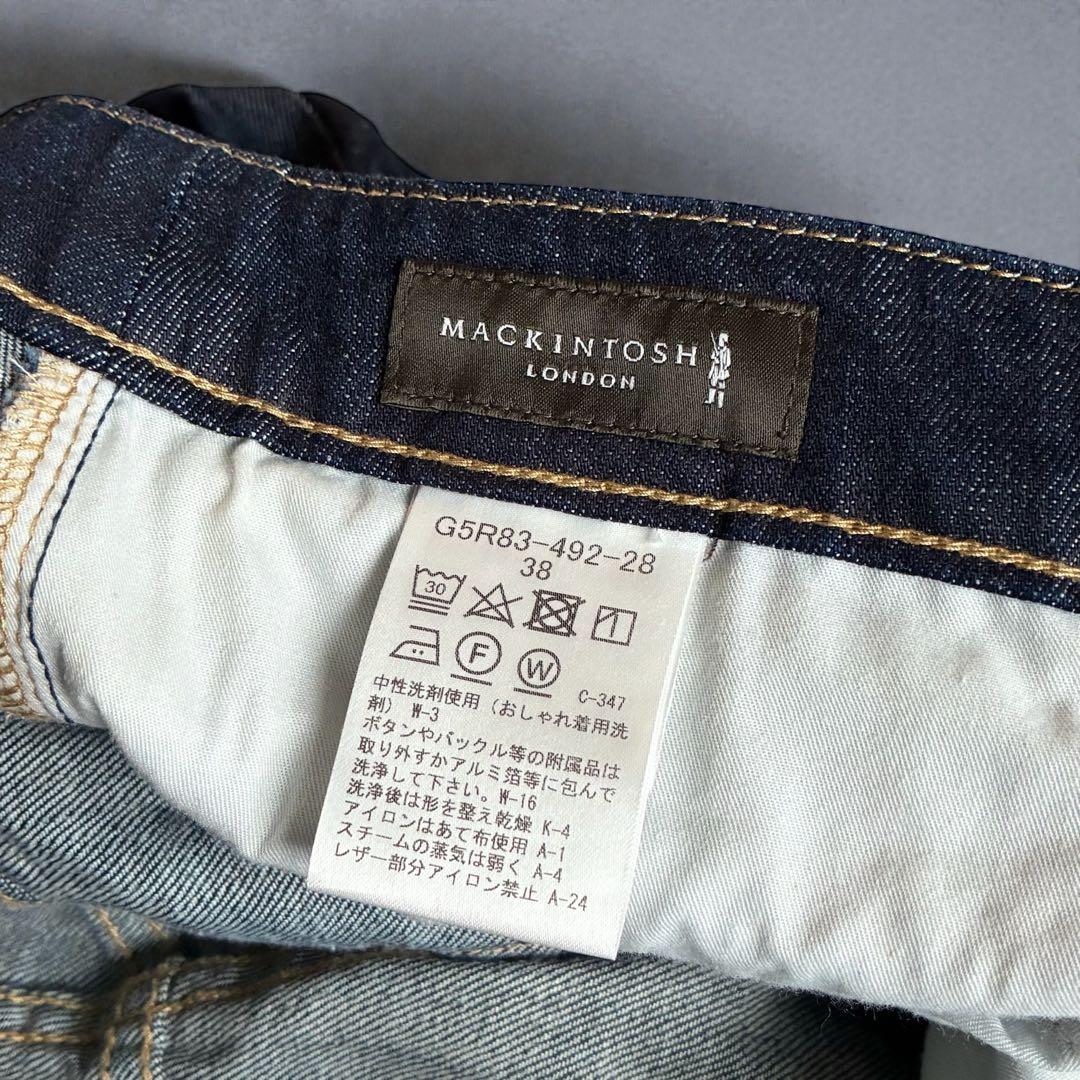 極美品 MACKINTOSH LONDON ワイドデニムパンツ 38