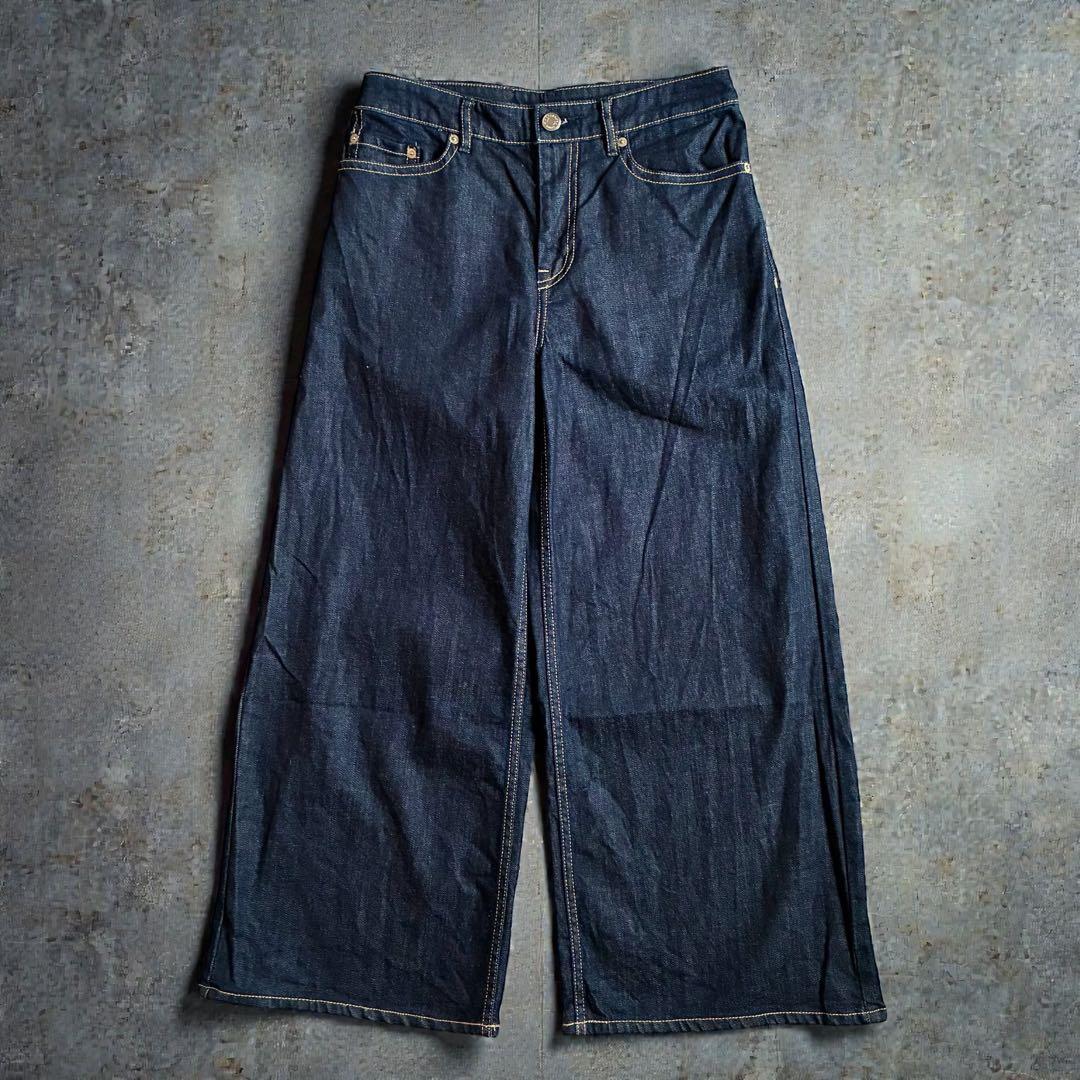 極美品 MACKINTOSH LONDON ワイドデニムパンツ 38
