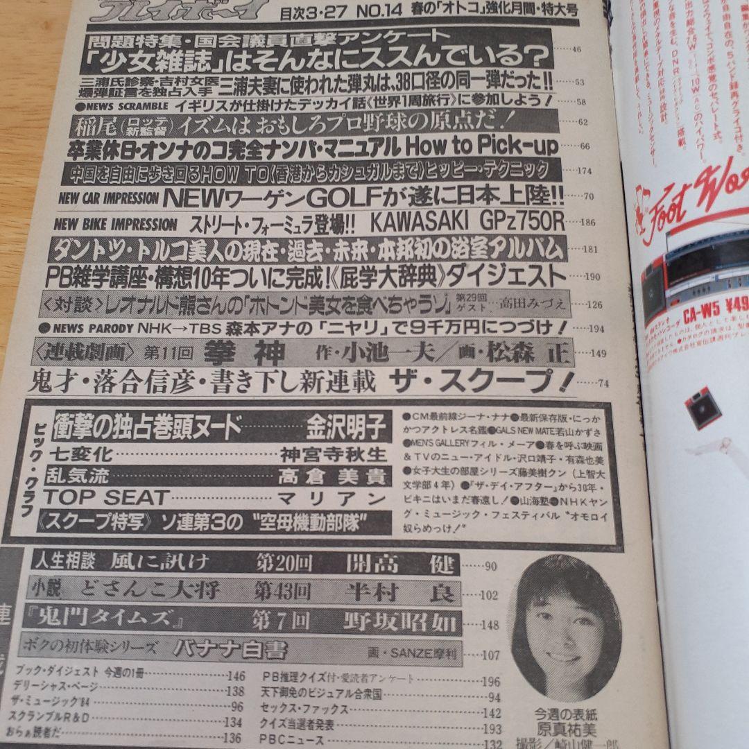 週刊プレイボーイ 9冊セット