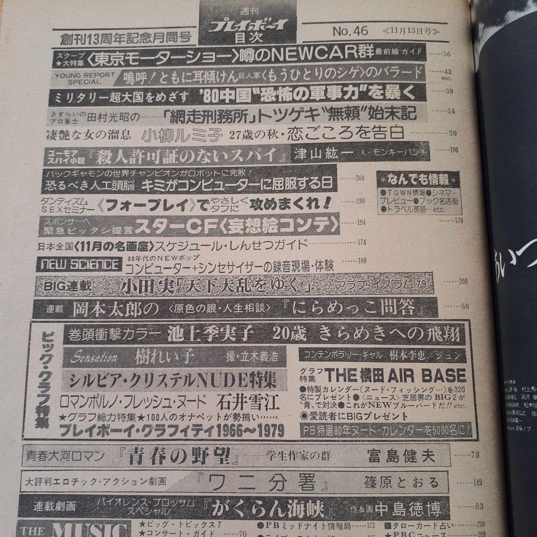 週刊プレイボーイ 9冊セット
