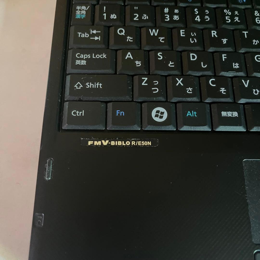 富士通　FMV-BIBLO R/E50N 12.1型　ノートパソコン　ブラック