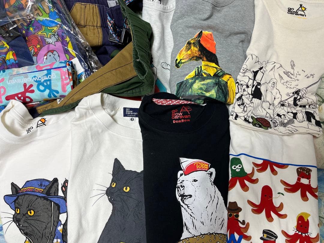 ミ*ト様 go slow caravan Tシャツ、カットソー、クロップドパンツ