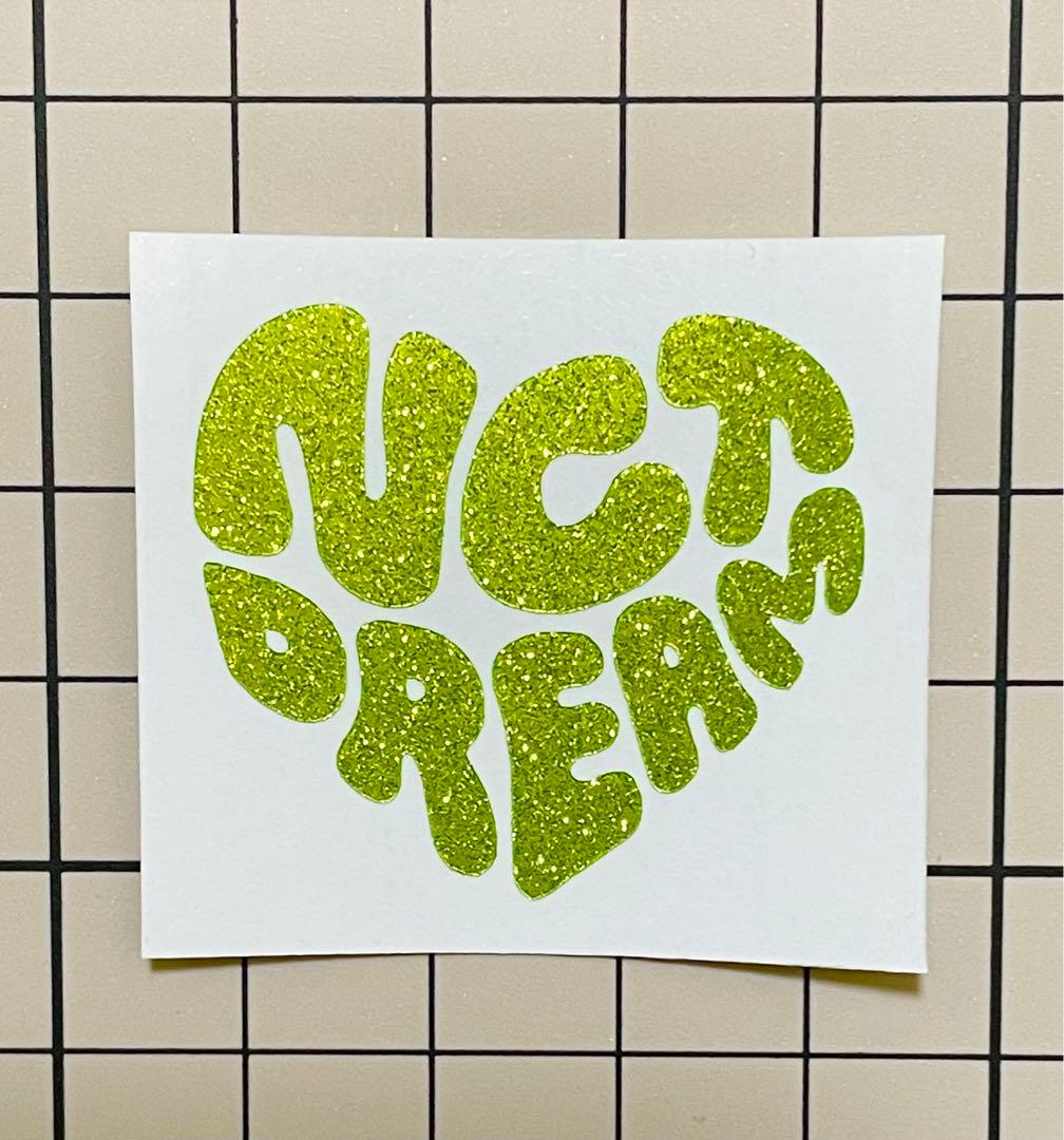 NCT DREAM 草鈍器 ペンライト ステッカー グリッター