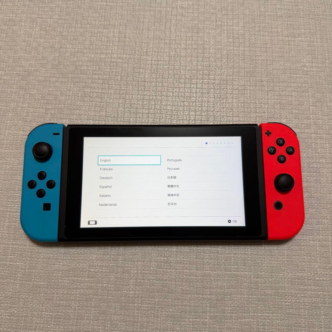 Nintendo switch バッテリー強化型（新型）　全付属品有 ケース付