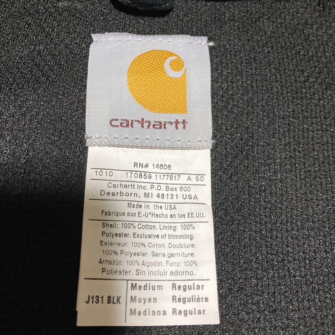 カーハート アクティブ ジャケット M 未使用 黒 サーマル carhartt