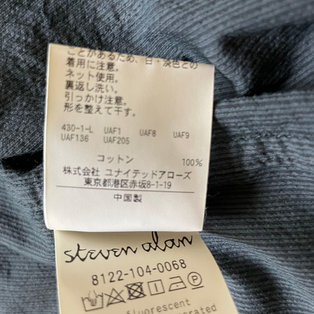 希少 XL steven alan テーラードジャケット グレー系 洗濯可能