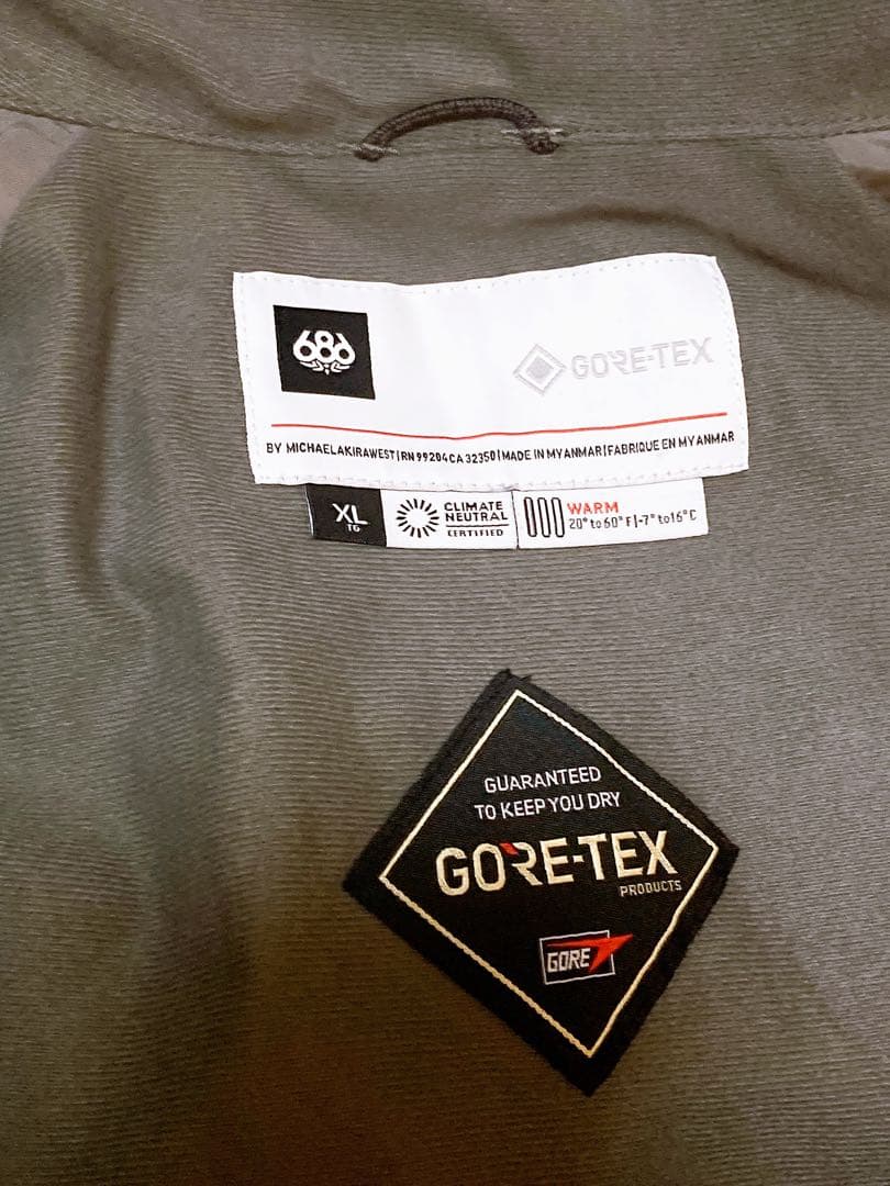 686 GORE-TEX SHELL JACKET ゴアテックス ウェア XL