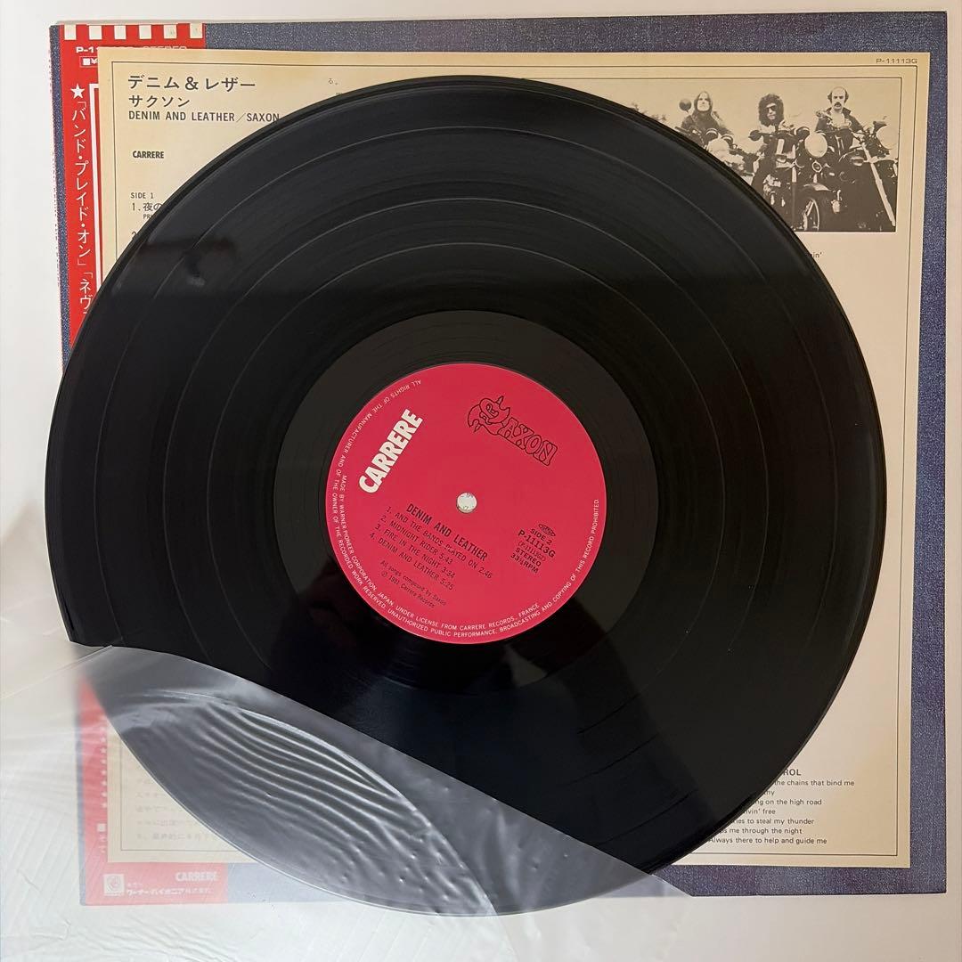 サクソン SAXON LP 2枚セット 帯付