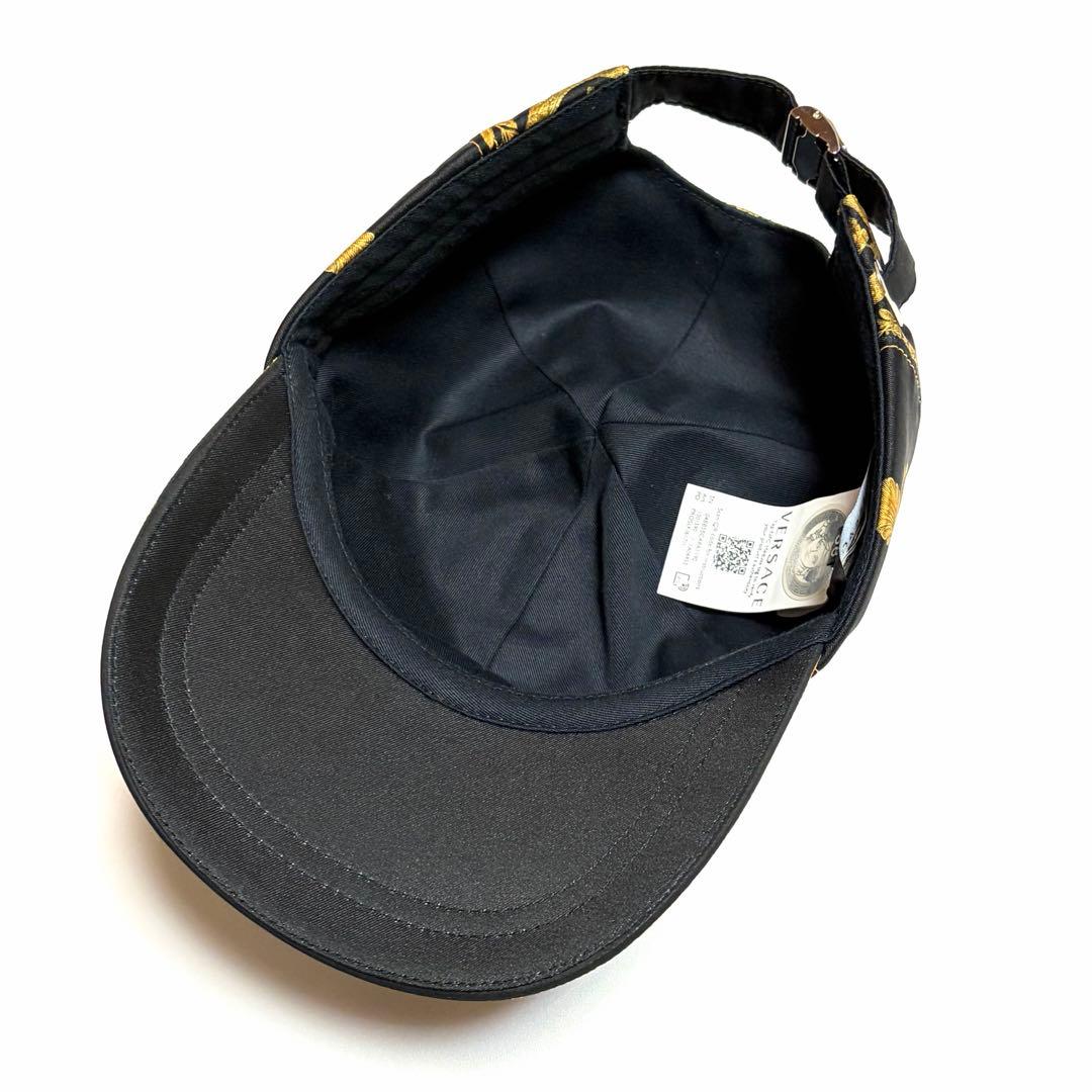 VERSACE キャップ メドゥーサ バロック調 ブラック RFID 美品