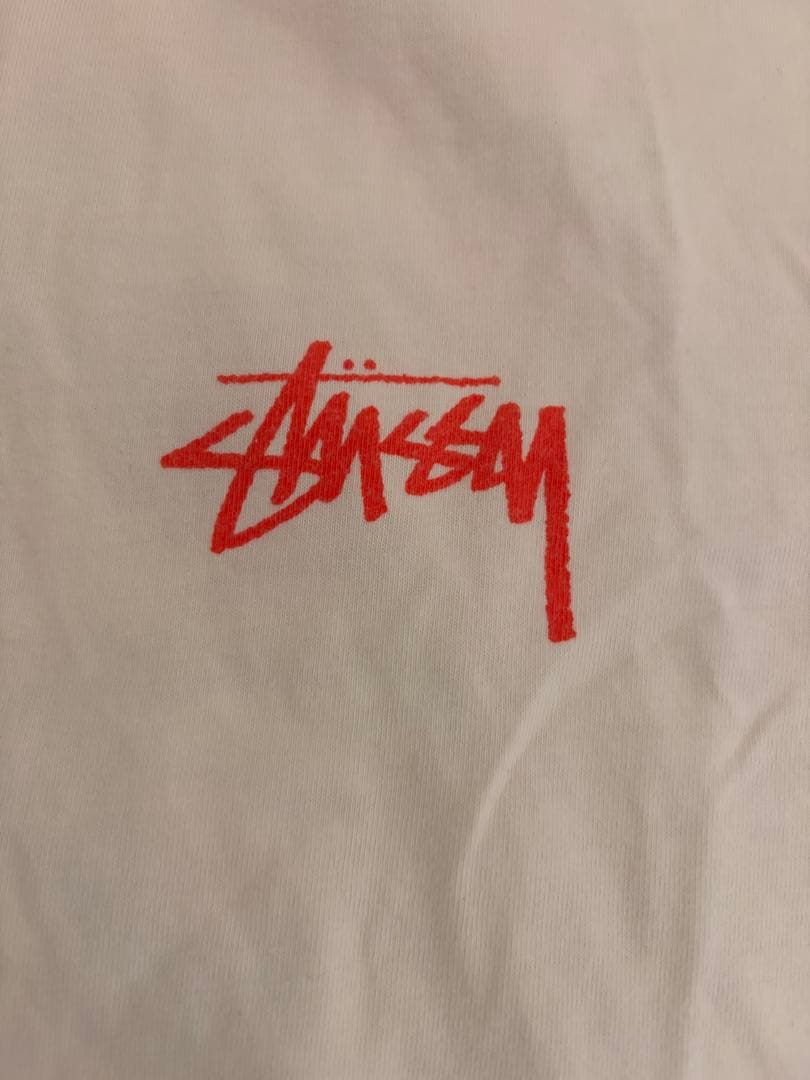 Stüssy バックプリントTシャツ ホワイト