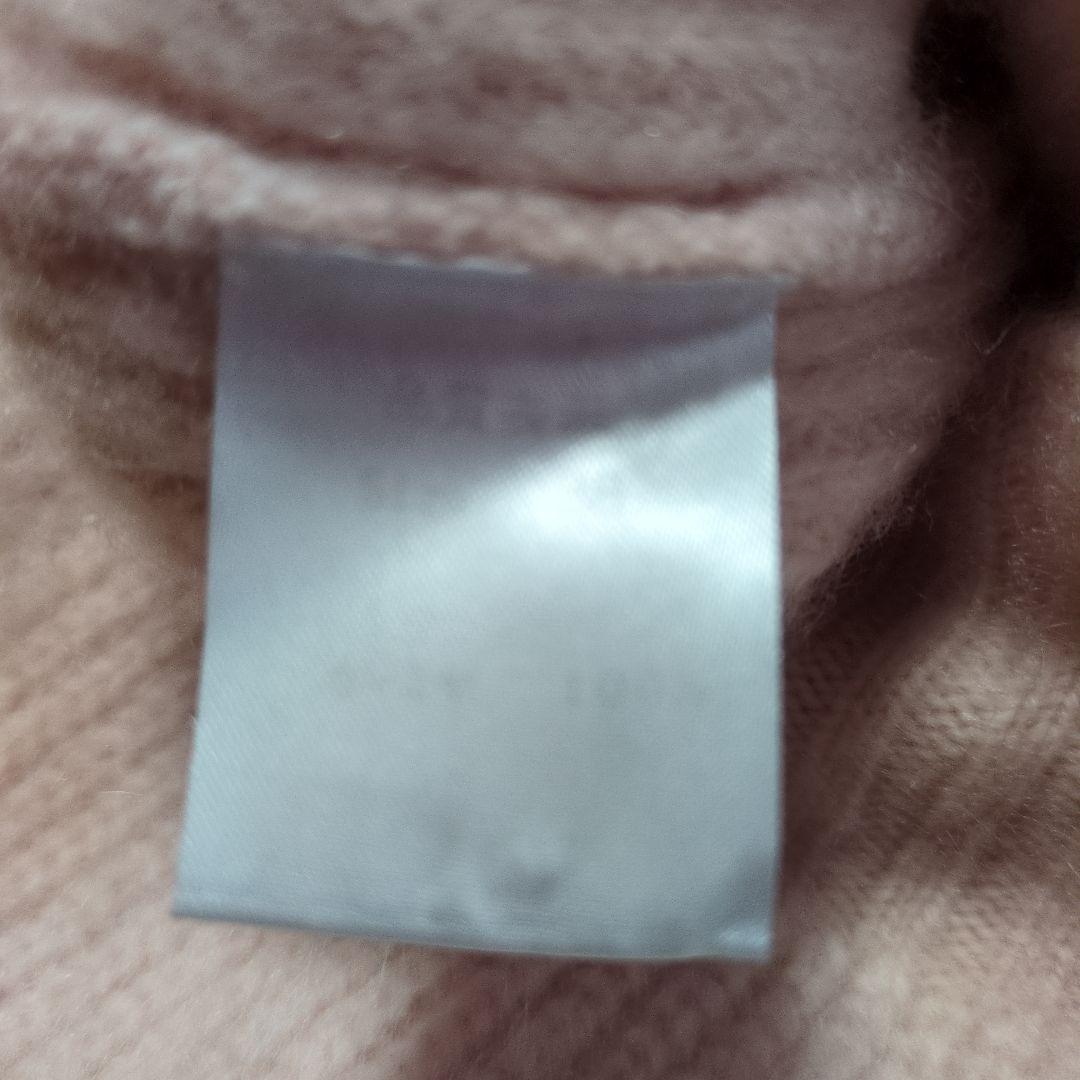 Aliquam 　カシミヤ100% カーディガン　厚手ニット　パステルピンク　Ｍ