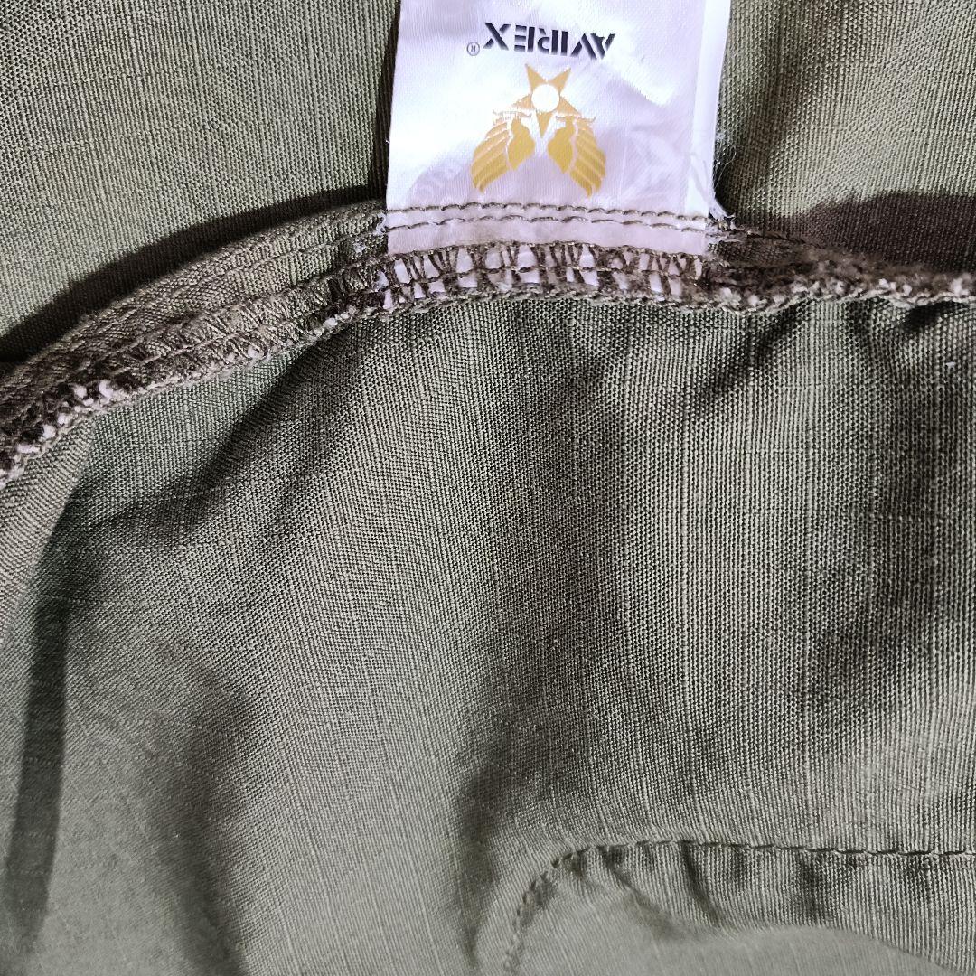 AVIREX U.S. NAVY モッズコート XL　バックプリント　ミリタリー