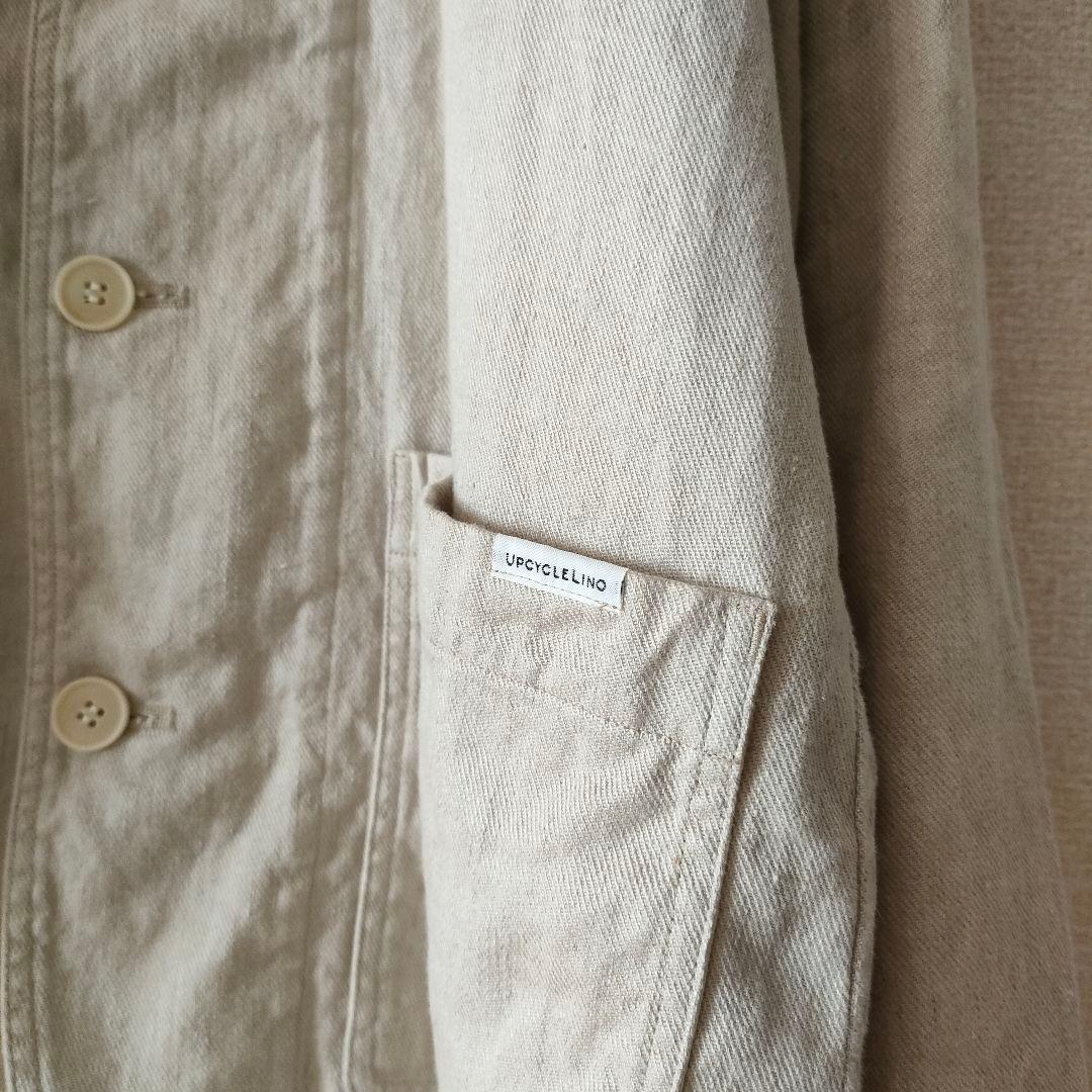 02211-0003 UpcycleLino ツイルカバーオール