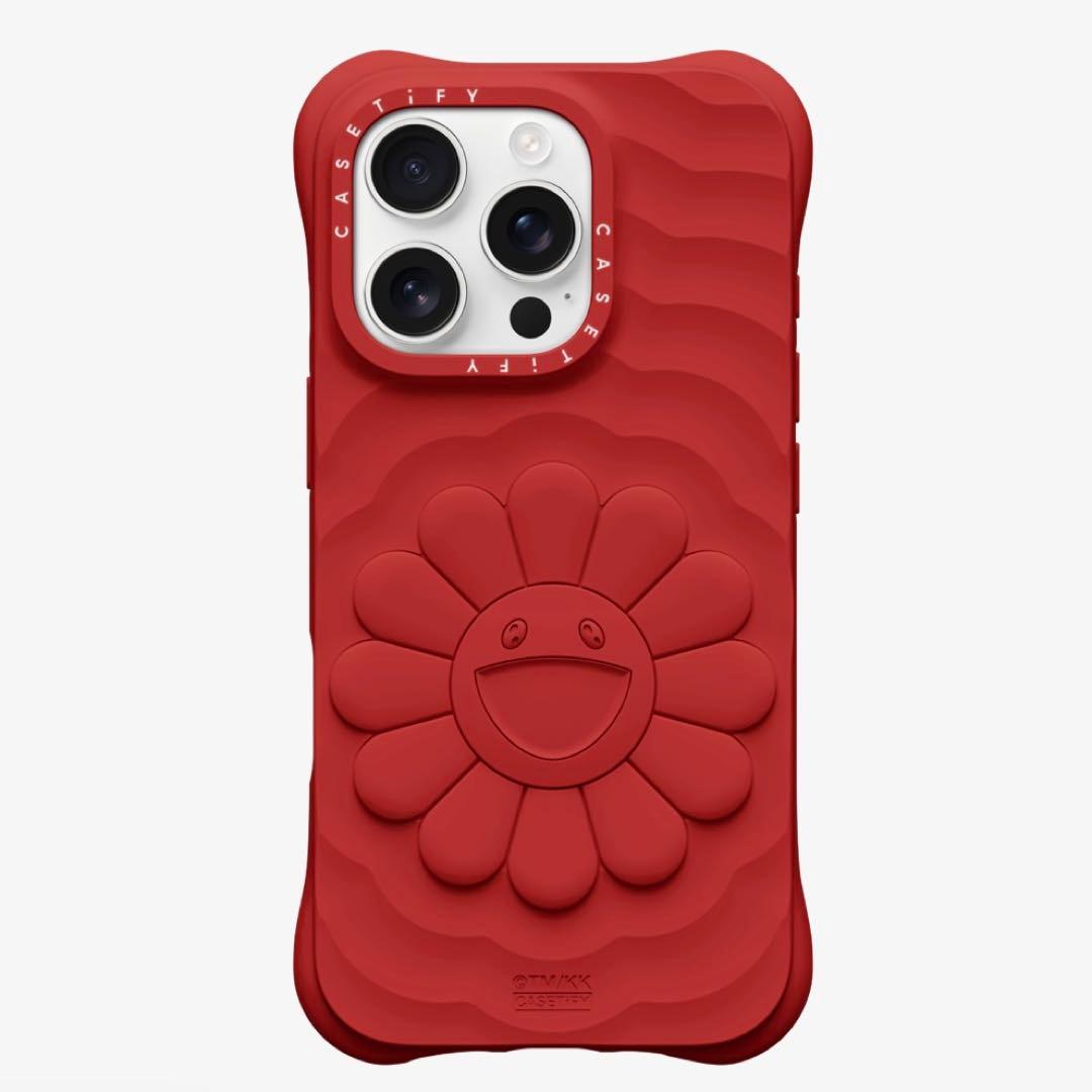村上隆 x CASETiFY FLOWERS BLOOM 16pro RED