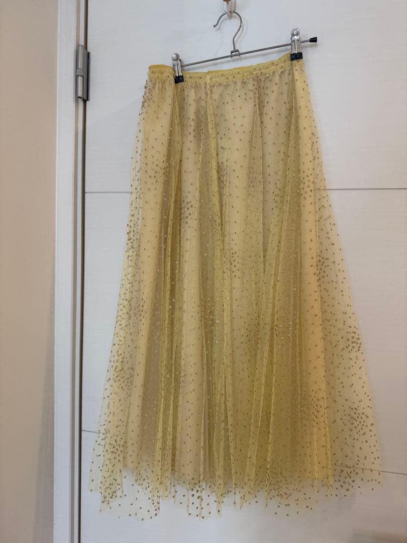 RED VALENTINO チュールスカート イエロー