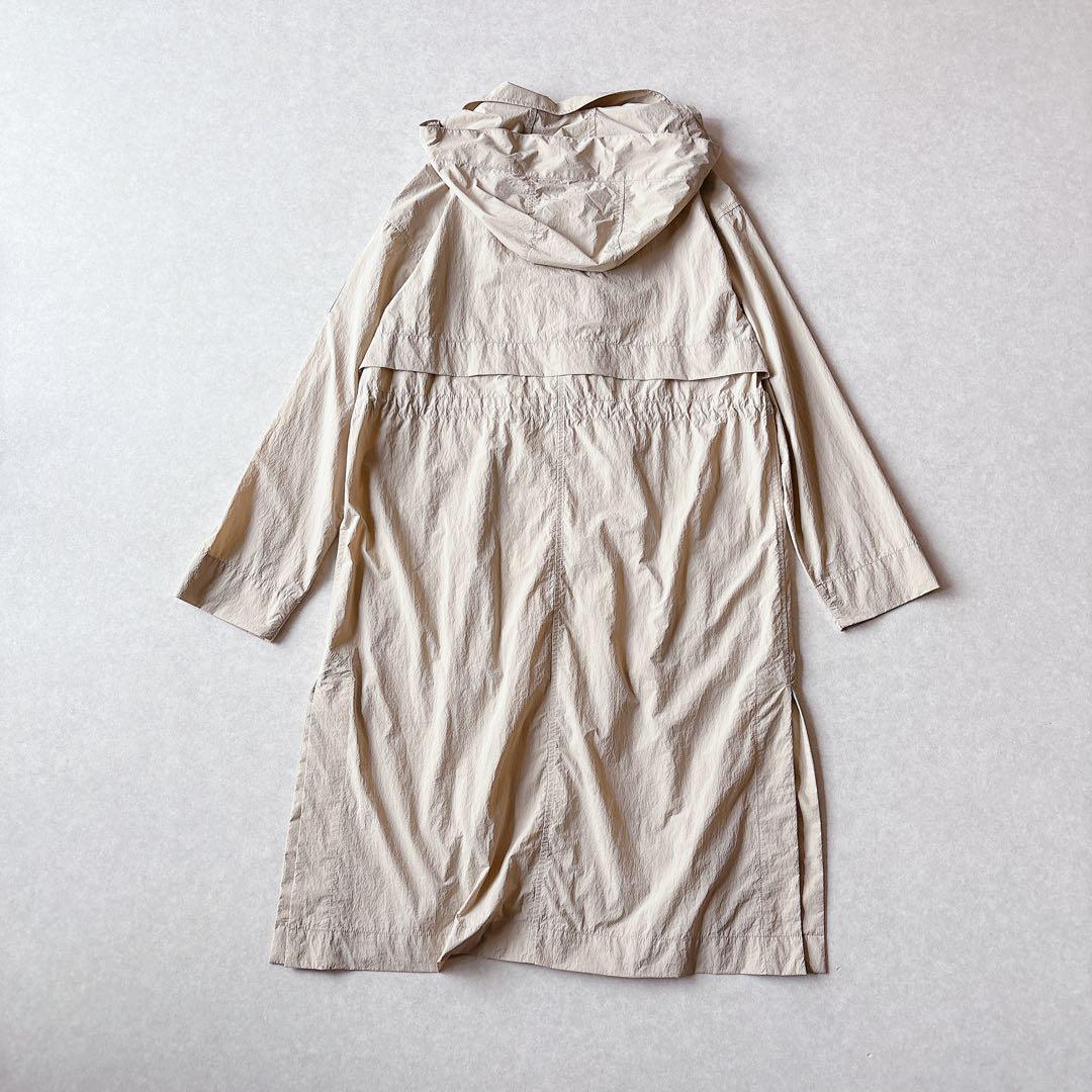 極美品★AIGLE｜定価2.6万 撥水 ワッシャータッチ コート ベージュ