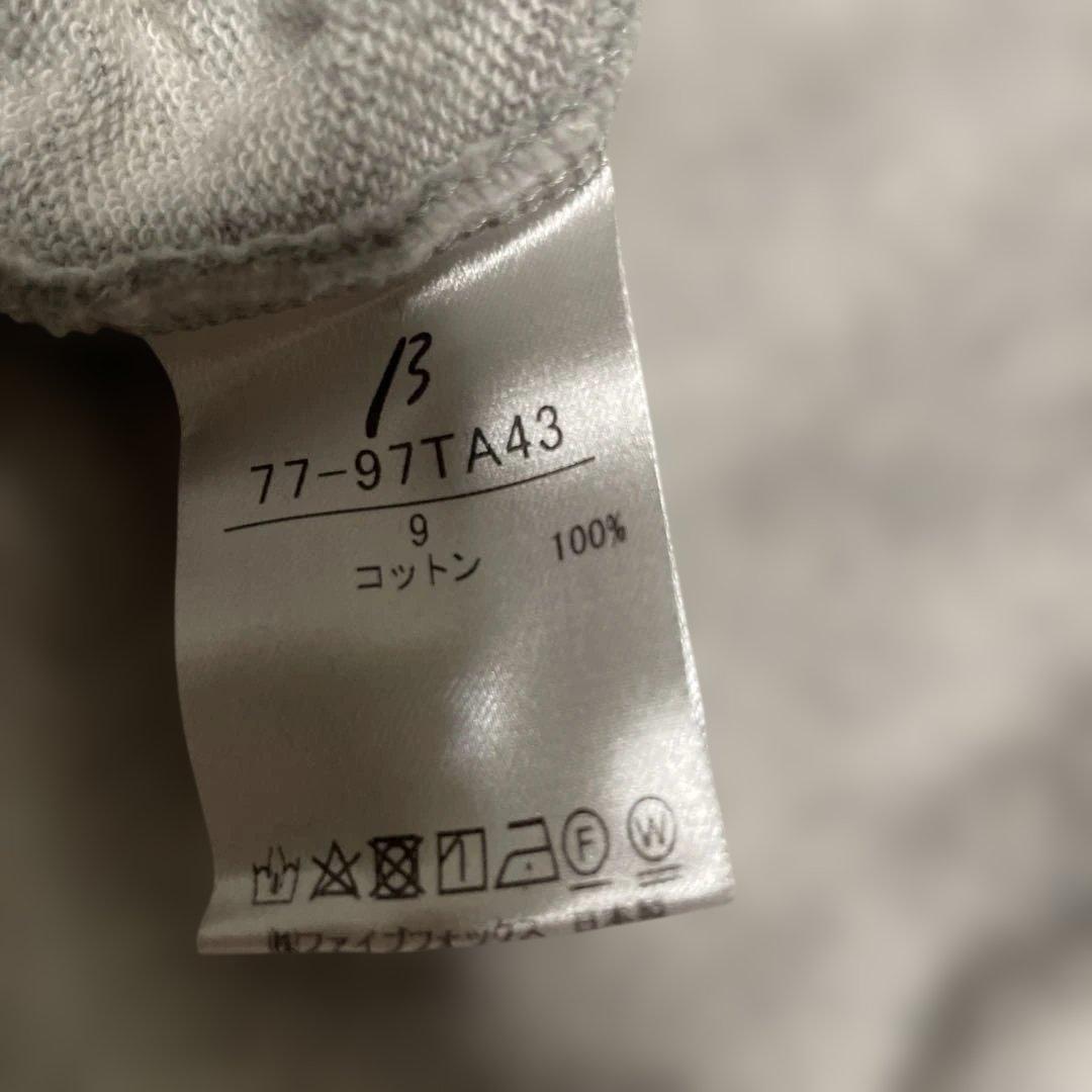 ベータファイブフォックス 花柄プリント グレー ５分丈袖