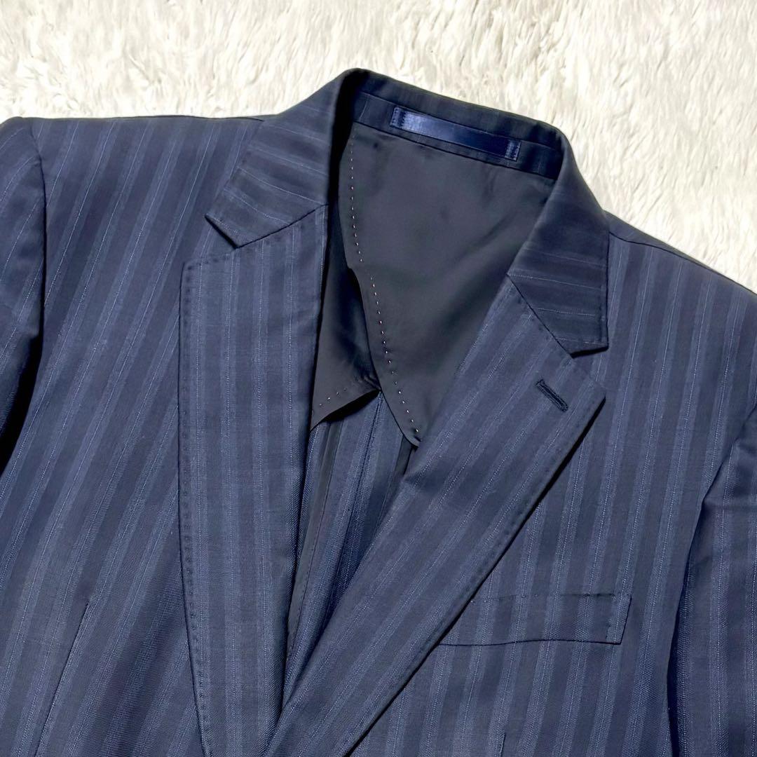 現行 paul smith テーラードジャケット DORMEUIL 花柄 裏地柄