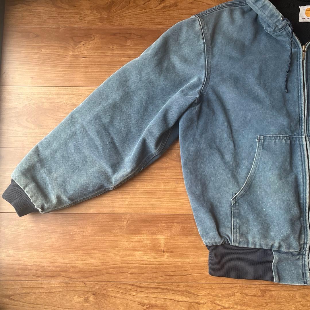 【星タグ】 Carhartt アクティブジャケット フェード ブルー 裏メッシュ