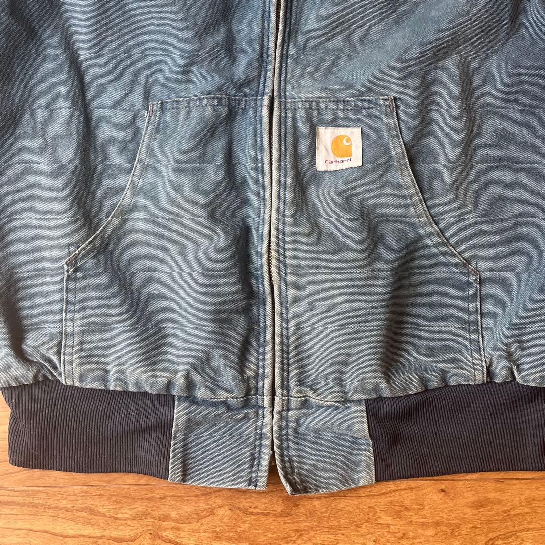 【星タグ】 Carhartt アクティブジャケット フェード ブルー 裏メッシュ