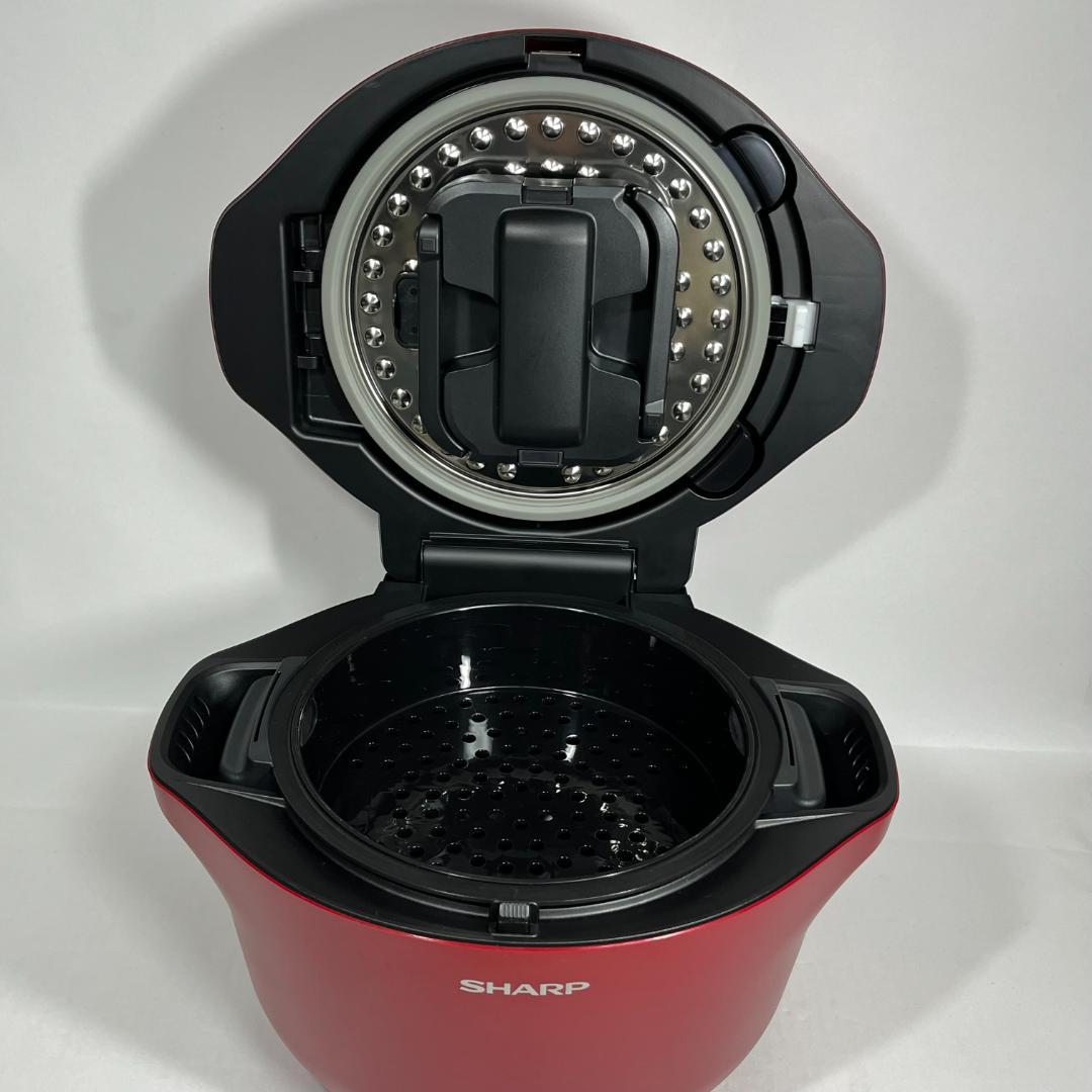未使用 SHARP ヘルシオ ホットクック 2.4L KN-HW24G-R 赤