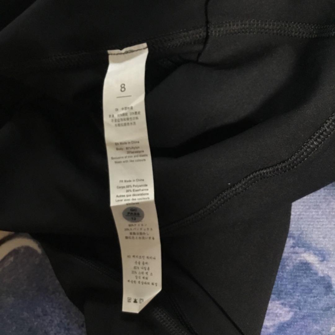 Lululemon ブラック サイズ　8レギンス ハイウエスト