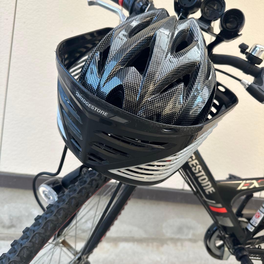【引取限定】BRIDGESTONE 子供用自転車 ブラック/レッド