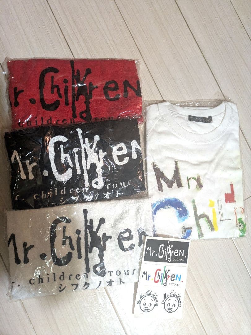 Mr.Children Tシャツ Mサイズ+タオル3枚+ステッカー