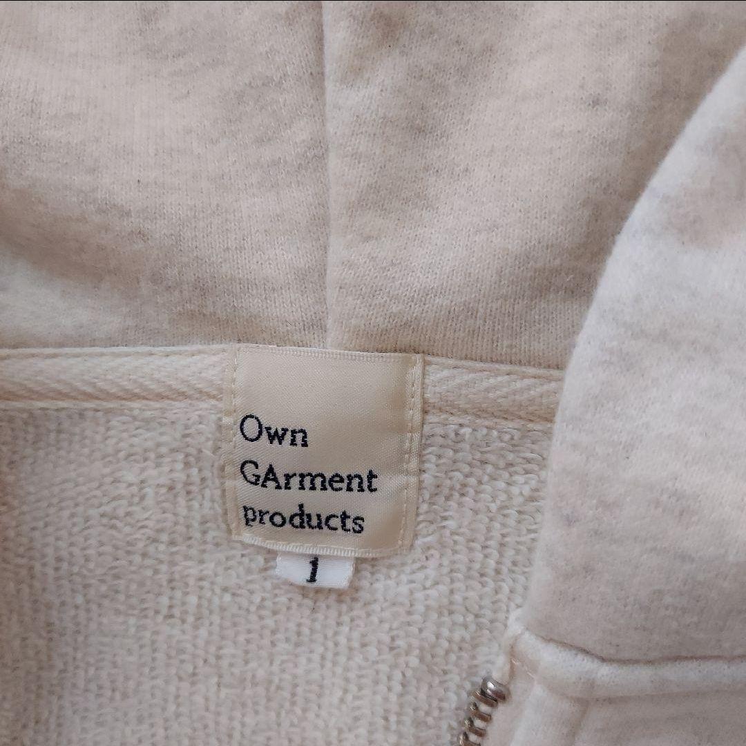 Own GArment products　ジップパーカー