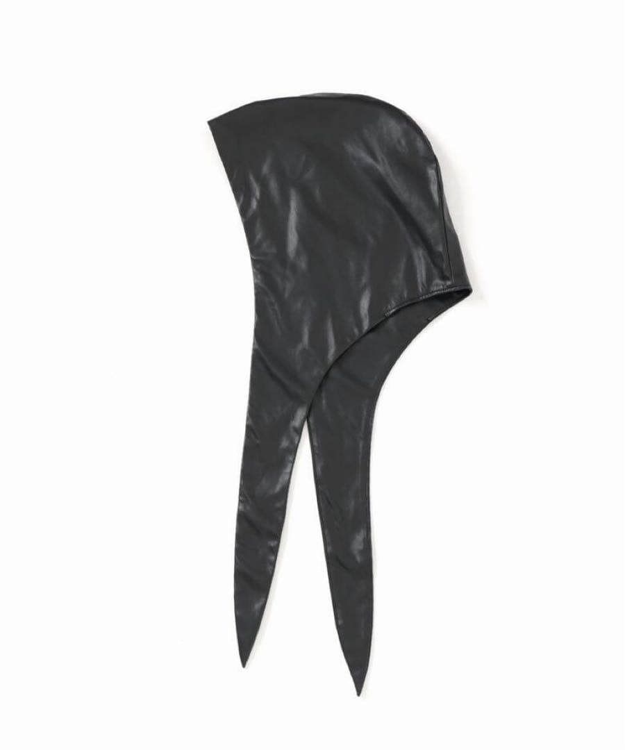 PlageMY_fake leather フードプラージュ今期フーディーストール