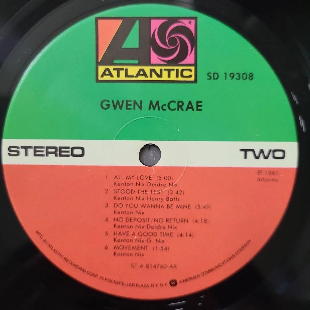★ＵＳオリジナル盤★『GWEN McCRAE』グウェン・マックレー