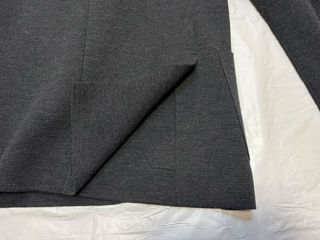 【極美品】バーニーズニューヨーク ダブル ニットジャケットM ウー100%日本製