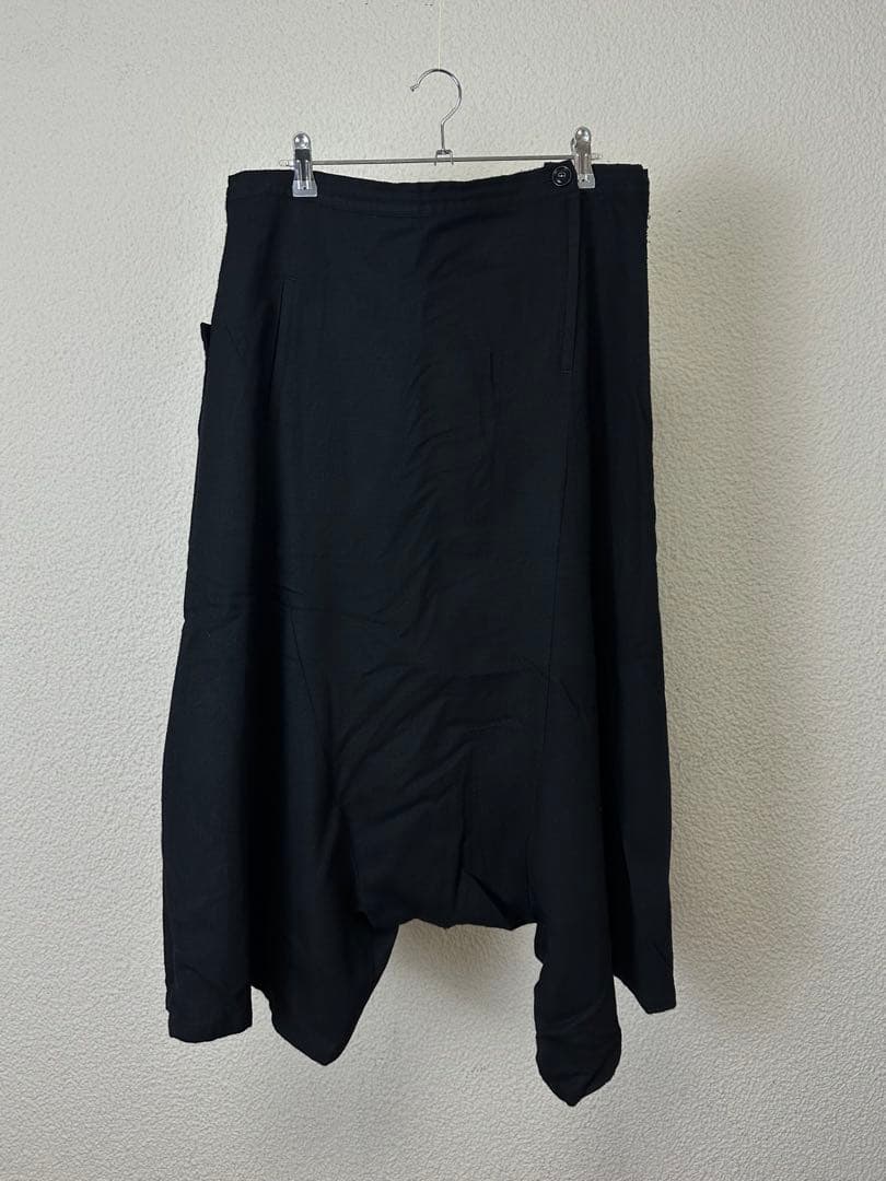 パンツ Yohji Yamamoto Gaba Black Sarouel Pants