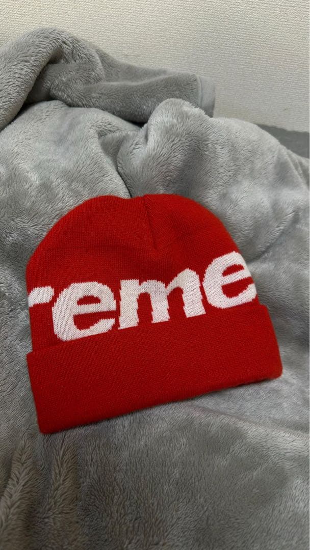 Supreme ビッグロゴ ビーニー