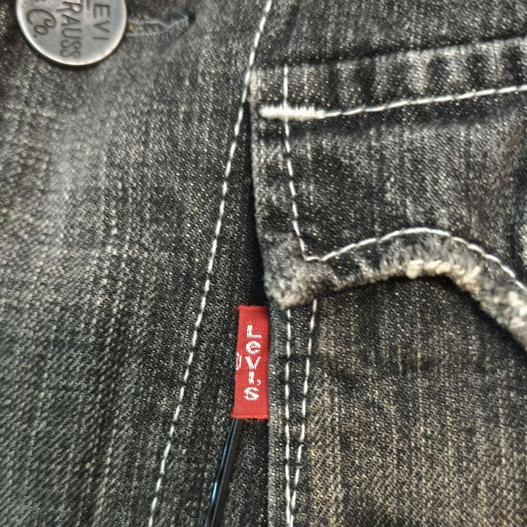 Levi's リーバイス ブラックデニム カバーオール 70802 L