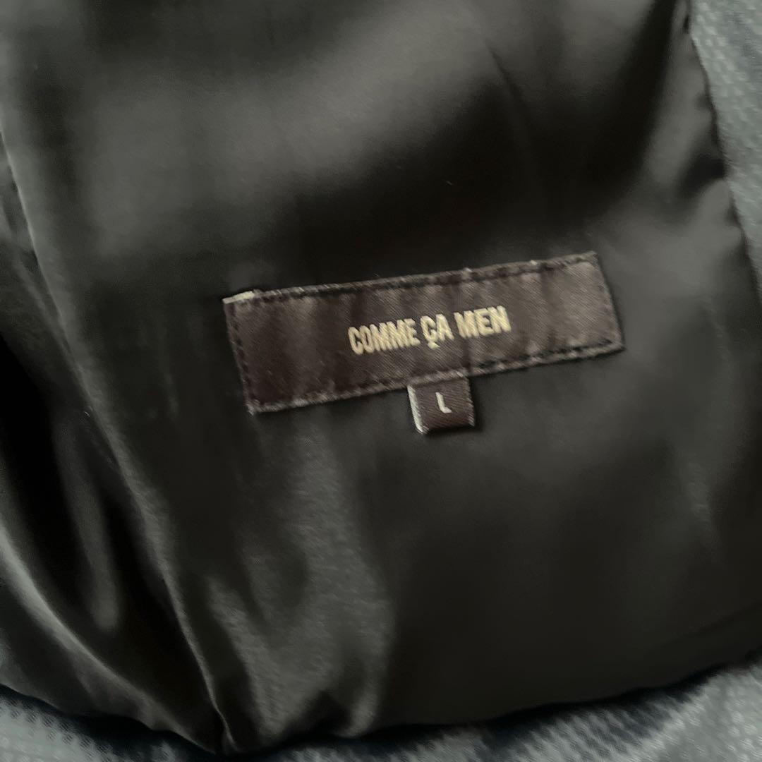 comme ca men シームレスダウン フーディーベスト L