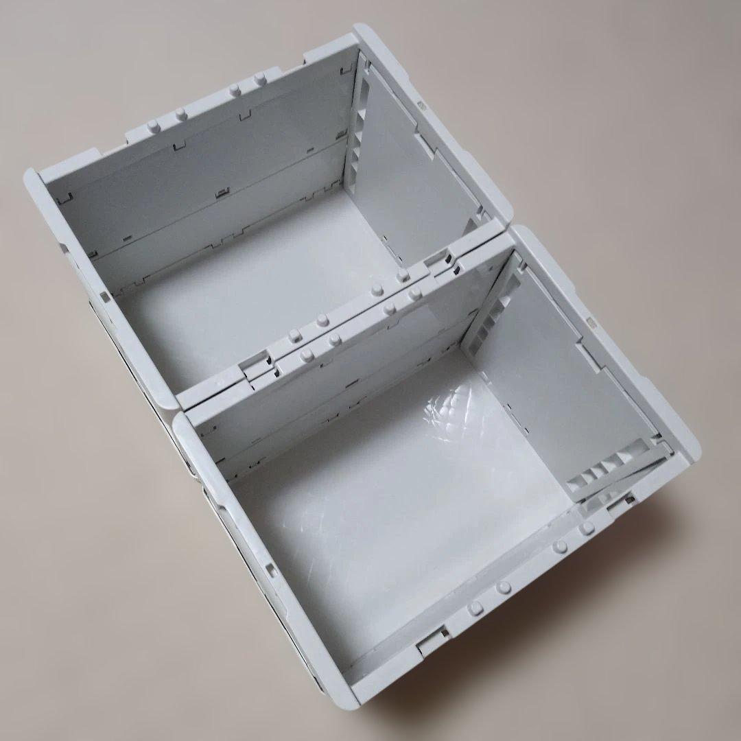 【美品】無印良品 折りたたみコンテナ 窓付き50L×1 20L×2 3個セット