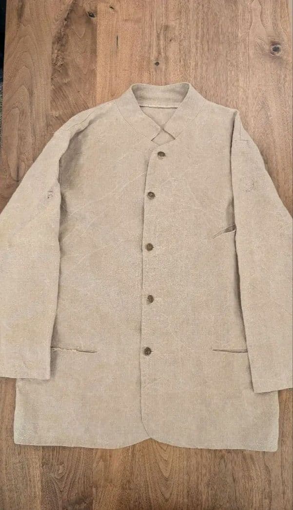 専用　【超美品】1920s フランス軍 リネンボージョンジャケット フルオープン