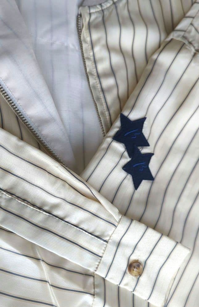 新品✧β MEN ベータメン ダブルジップブルゾン 光沢薄手 Freeサイズ