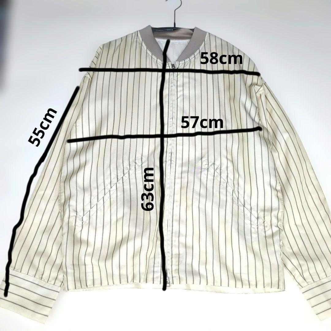 新品✧β MEN ベータメン ダブルジップブルゾン 光沢薄手 Freeサイズ