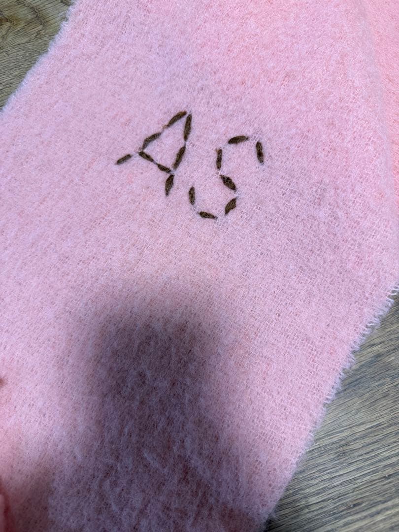値下げ　Acne Studios ピンク マフラー
