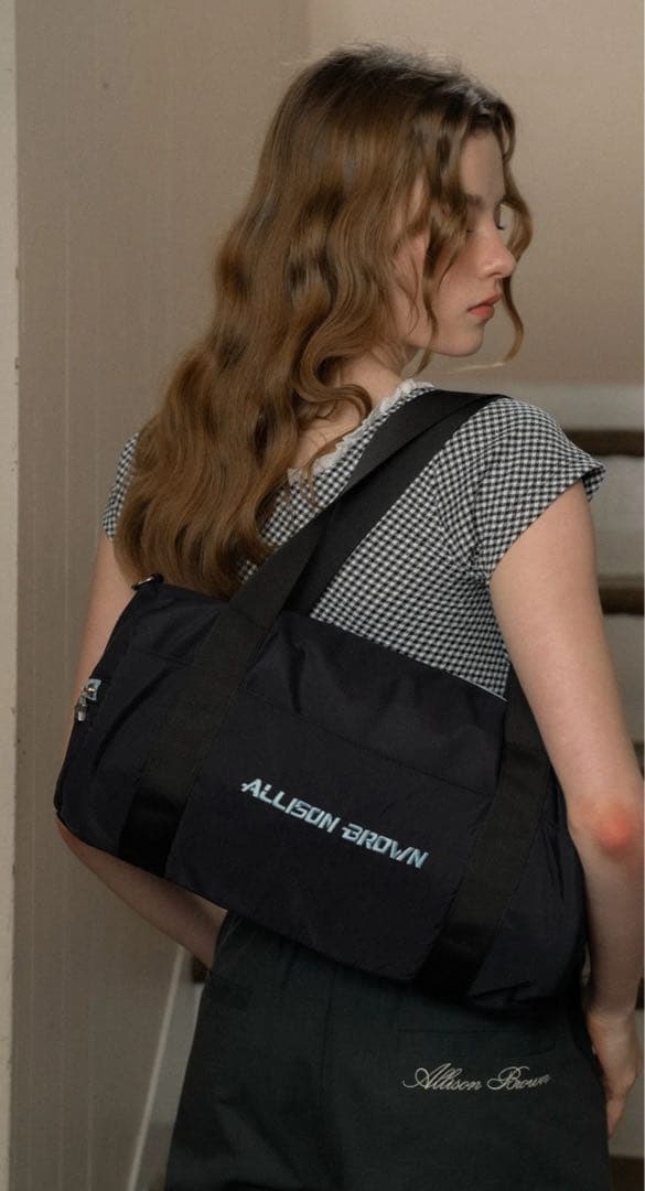 【新品未使用】アリソンブラウン／ALL DAY BOSTON BAG ブラック