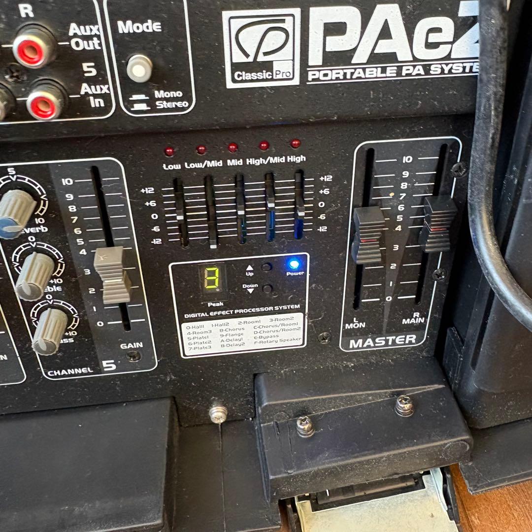 クラシックプロ PAeZ ポータブルPAシステム フルセット マイク スタンド付