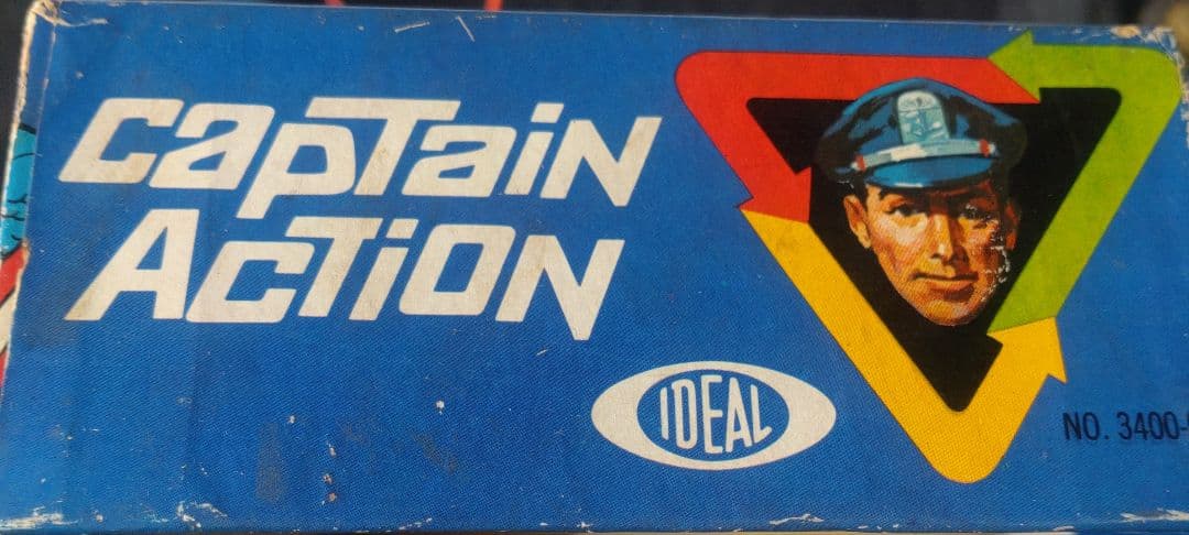 希少/IDEL/Captain Action フィギュア(備品・箱付)昭和レトロ