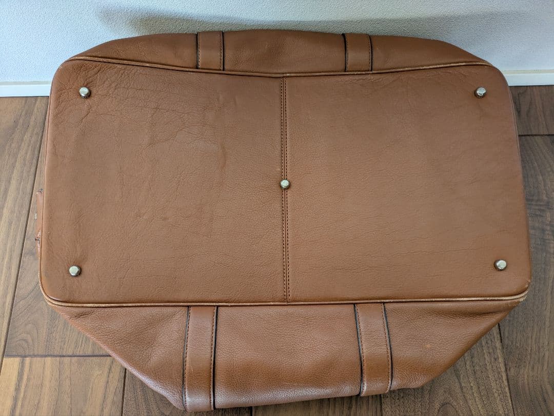 【美品】COACH ブラウンレザー ボストンバッグ