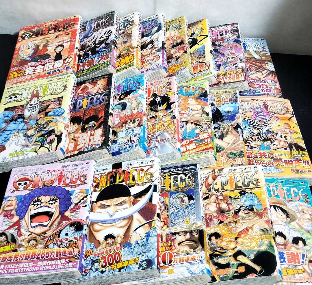 ワンピース　初版帯付き　漫画　セット　希少　前半　60巻まで